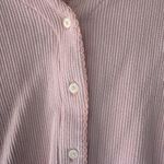 G.H. Bass & Co. Pink Button Front Short Sleeve Top – 100% Cotton, Size L Size L Photo 2