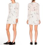 ALC Frank A.L.C. Silk Constellation Star Pattern Mini Dress Size 4 Photo 5