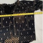 Current Air  Black and tan blouse size xs Photo 4
