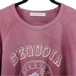 Daydreamer  Washed Pink Sequoia Crewneck Sweatshirt Cozy Comfort Nature L Photo 3