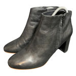 Loeffler Randall  Black Smooth Leather‎ Block Heel Ankle Boots Size 8.5 Photo 0