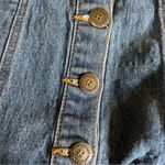 Highway Jeans Highway HWY Womens M Skirt Blue Jean Button Up Denim Y2K 90s Summer Vibes Beach Photo 4