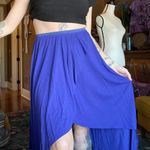 Sexy High Low Skirt Blue Size XS Photo 0