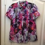 Dana Buchman FINAL MARKDOWN Ladies’  Pleated Top w/Hidden Buttons (L) Photo 0