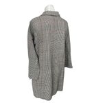 ZARA Black White Houndstooth Plaid Collared Long Sleeve Shift Mini Dress Size 0 Photo 1