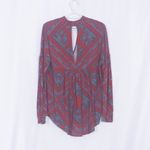 Free People Walking On A Dream Cut Out Choker Tunic Top Size XS Photo 8