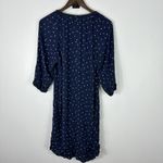 Maison Scotch Dress Womens Large‎ Blue White Star Print Boho Midi Pioneer Preppy Photo 8