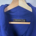 The Limited  Blue Cowl Neck Wool Long Sleeve Sweater Dress S Photo 2