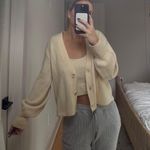 Reformation cream sweater set Photo 2