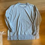 Aerie  size extra small grey pullover fleece sweatshirt comfy athlesiure Photo 2