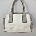 Kate Spade | Southport Avenue Lydia Pebble Leather Gray Taupe Off White Tassel Photo 5