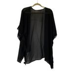 Motherhood Maternity  Black Sheer Cover-Up Cardigan Women One Size NWT | 57-5 Photo 1