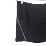 Rebecca Minkoff  Zippered Mini Skirt Black Sz‎ 0 Photo 1
