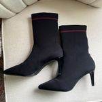 Vince Camuto New Roreeta Heeled Boots Stripe Sock Booties Knit Ankle Boots 8.5 Photo 1