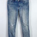 Hudson Jeans cat midrise skinny jeans with step hem distressed size 27 Photo 1