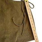 Blue Blush Olive Green Corduroy Wrap Skort with Tie Waist Size Small NWOT Photo 5
