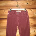 Goldsign Boot Cut Corduroys Pants Jeans Red Size 25 Photo 3