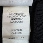 Eileen Fisher Eileen‎ Fisher Textured Crinkle Wide Leg Crop Pull On Pants Black Medium Photo 6