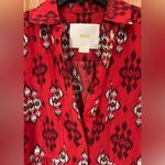 Maeve  Anthropologie Woodland Walk‎ Aztec Print  Button Down Blouse Tunic Size 0 Photo 5