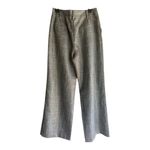 Jason Wu  Grey/Black Plaid Wide Leg Trousers | High Rise Dress Pants | Size 6 Photo 2