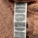 Free People Peach Metallic Deep V Neck Short Sleeve Peasant Top Size XS Autumn Photo 2