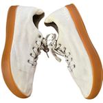 Nobull Canvas Trainer Women's Size 7.5 Workout Gym Shoes Ivory Gum White Photo 0