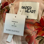 Paper Heart Floral V-Neck Maxi Dress - Red and Cream Photo 5