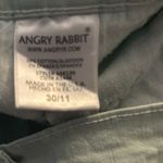 Angry Rabbit  Light Green Pants 30 Classic Minimalist Boho Casual Cottagecore Photo 8