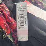 R & M Richards Black and Red Floral Cocktail Jumpsuit NWT Size 6 Wedding Guest Photo 7