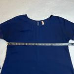 Xhilaration  Crew Neck Lace Trim Blouse Size S Boho Chiffon High Low Hem Casual Photo 6