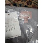 Show Me Your Mumu Emily Empire Maxi Dress in Dove Grey Chiffon. Size S B 26 Photo 8