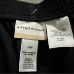Alfred Dunner Classics Black Pull-On Elasticized Waist Wide Leg Pants Size 16W Photo 5