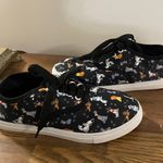 Disney Dog Print Black Tennis Shoes Size 5 Photo 0