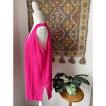 ZARA  Linen Blend Oversized Button-Down Vest Photo 7