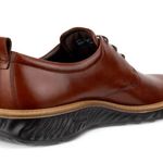Ecco Cognac Brown Leather Formal Derby Shoes NIB Hybrid Sole, Men’s 12 - 12.5 Photo 1