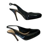 Kate Spade Women's Black Patent Leather Slingback Pumps Size 7 Photo 4