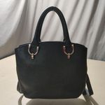 London Fog Black Handbag Tote Bag Crossbody Strap Multiple Compartments Medium Photo 11