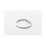 Boutique NEW Women's Dainty White Gold-Plated S925 LOVE Bar Ring Size 5‎ Photo 5