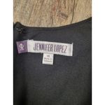 Jennifer Lopez  Black Fitted Chain Dress Sleeveless Size 14 V Neck Photo 1