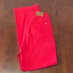 Judy Blue  Red Straight Leg Jeans Garment Dyed Cherry Bright Size 9/29 Photo 4
