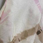 Gap 100% silk pleated skirt Women’s size 4 Geometric Print Lined Light Pink Tan Photo 10