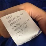 Tadashi Shoji Royal Blue Lace Sleeveless Sheath Cocktail Dress Size 8 Petite Photo 8