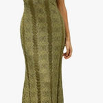 Olive green maxi dress Size M Photo 0
