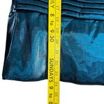 Cachet Teal Blue Evening Blouse Size 10 Shimmer Formal Fancy Sheer Classy Photo 5