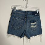 NWT Mother Superior The Dutchie Short Fray Cowboys‎ Don't Cry Blue Size 24 Photo 6