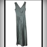 Morrisday The Label Dusty Green Satin Lace V Photo 5