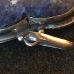 Blue & 925 silver heart charm Valentine's Day love Photo 4