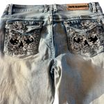 Platinum Plush Women's Light Blue Boot Cut Jeans w embellishments Size undefined Photo 5