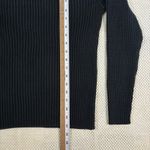 Gap Vintage Women's S Ribbed Crew Neck Long Sleeve Sweater Dark Navy Blue Photo 6