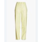 Good American  Better Than Leather Good Icon Key Lime Textured Faux Leather Pants Photo 5